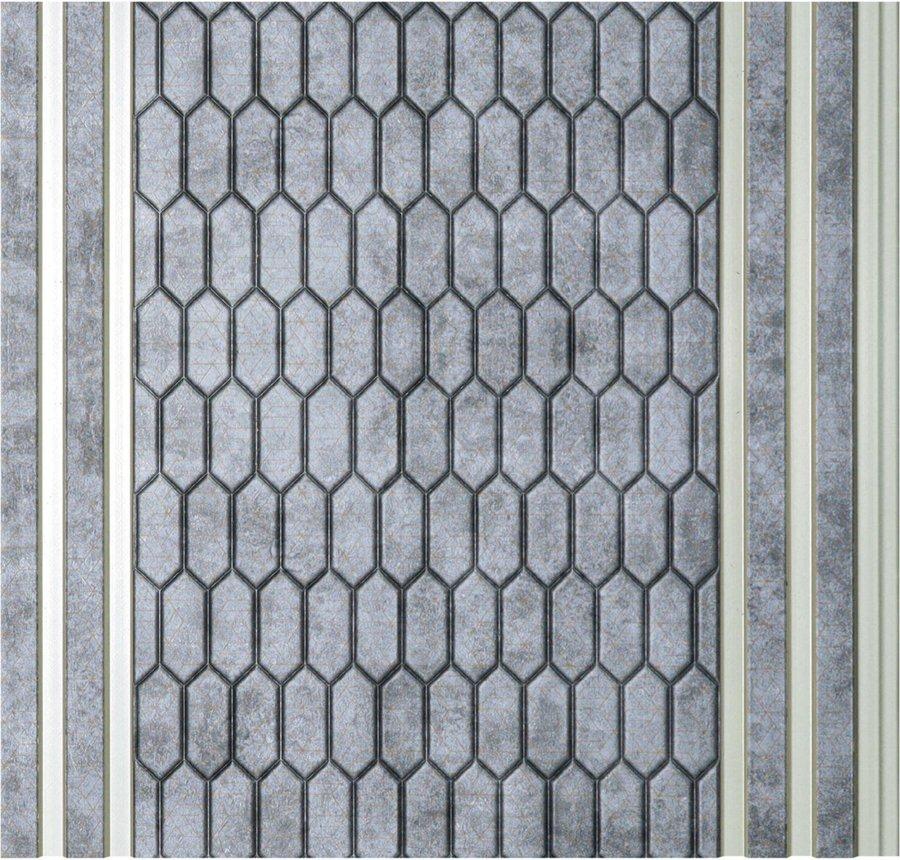 Grey Honeycomb Mosaic