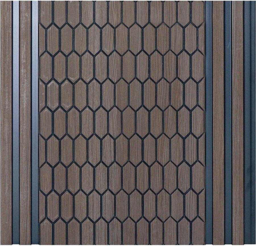 Walnut Honeycomb Mosaic